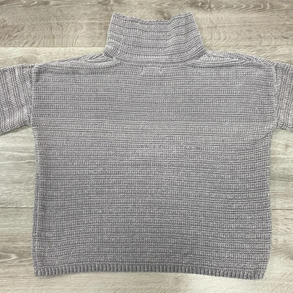 Liz Claiborne Chenille Cowl Neck Sweater Gray M - Picture 12 of 15